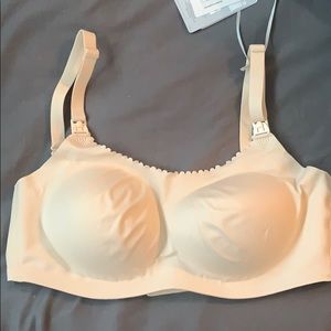 Bravado! Nursing bra, nude, size large